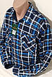 Чоловічі сорочки батал велетень Hetai vd-0012 сорочка картата зимова, теплі чоловічі сорочки в клітинку 6XL, фото 10