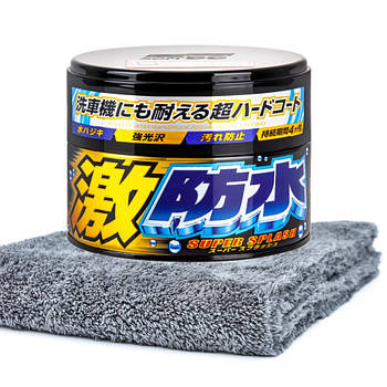 Набір для нанесення воску Soft99 Water Block Dark & Metallic + Мікрофібра (300г + 40х40см)