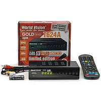 World Vision T624A HD DVB-T/T2/C Тюнер (ресивер) Т2 + кабельное ТВ + интернет приложения