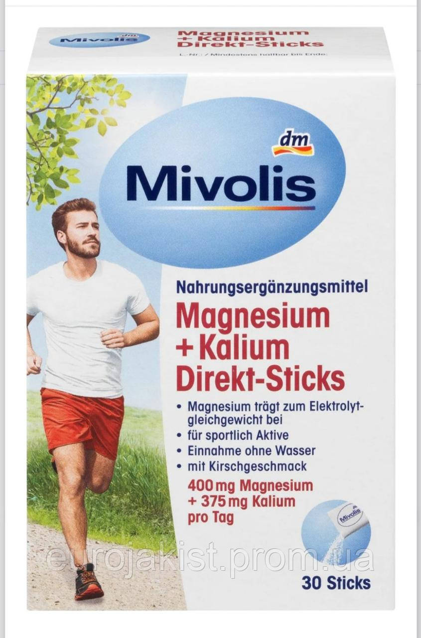 Mivolis Magnesium Kalium Sticks direkt, 30 St - фото 1 - id-p2027248862