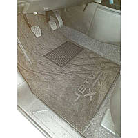 Автокилимки ворсові в салон CHERY Jetour X70 (7 мест), комплект текстильних килимків для автомобіля
