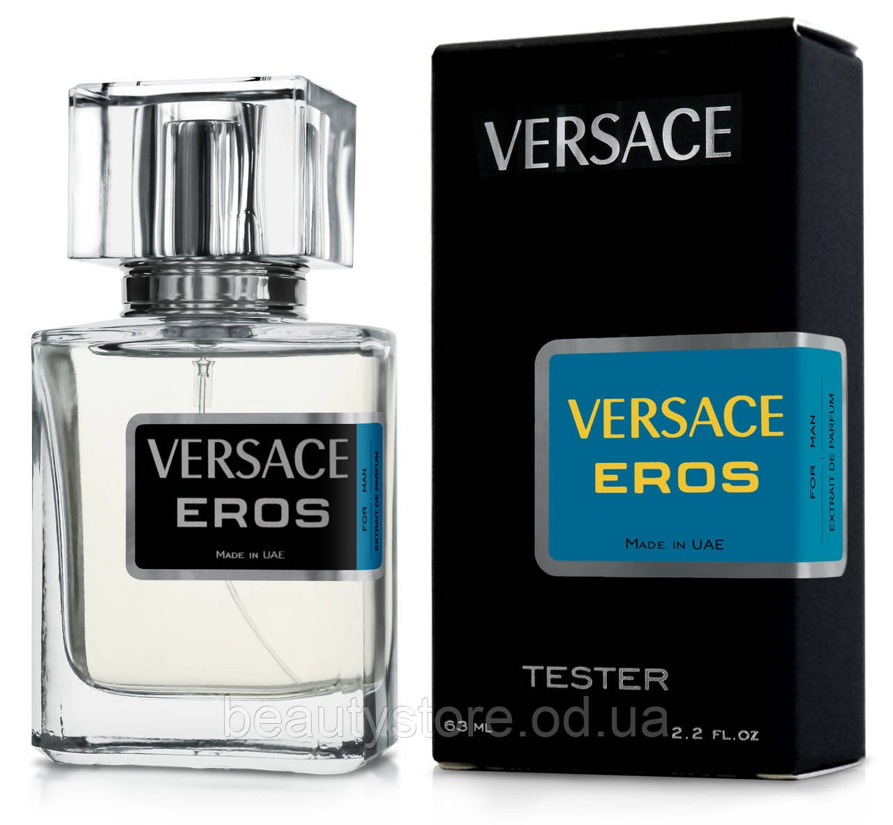 Тестер чоловічий Versace Eros, 63 мл.