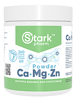 Комплекс минералов Stark Pharm - Calcium Magnesium & Zinc Powder (260 грамм)