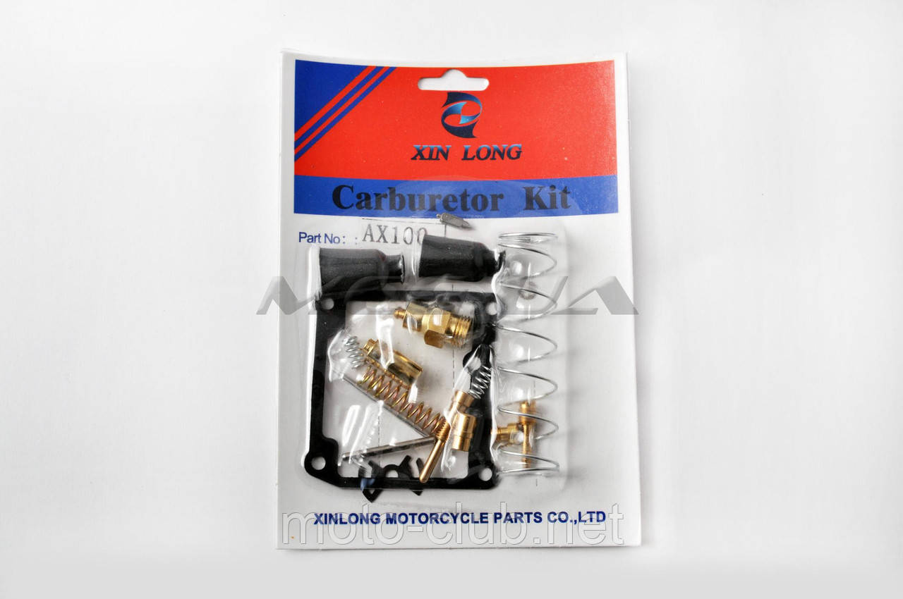 Ремкомплект карбюратора на мотоцикл Suzuki AX100 "XINLONG" (mod: A), фото 1