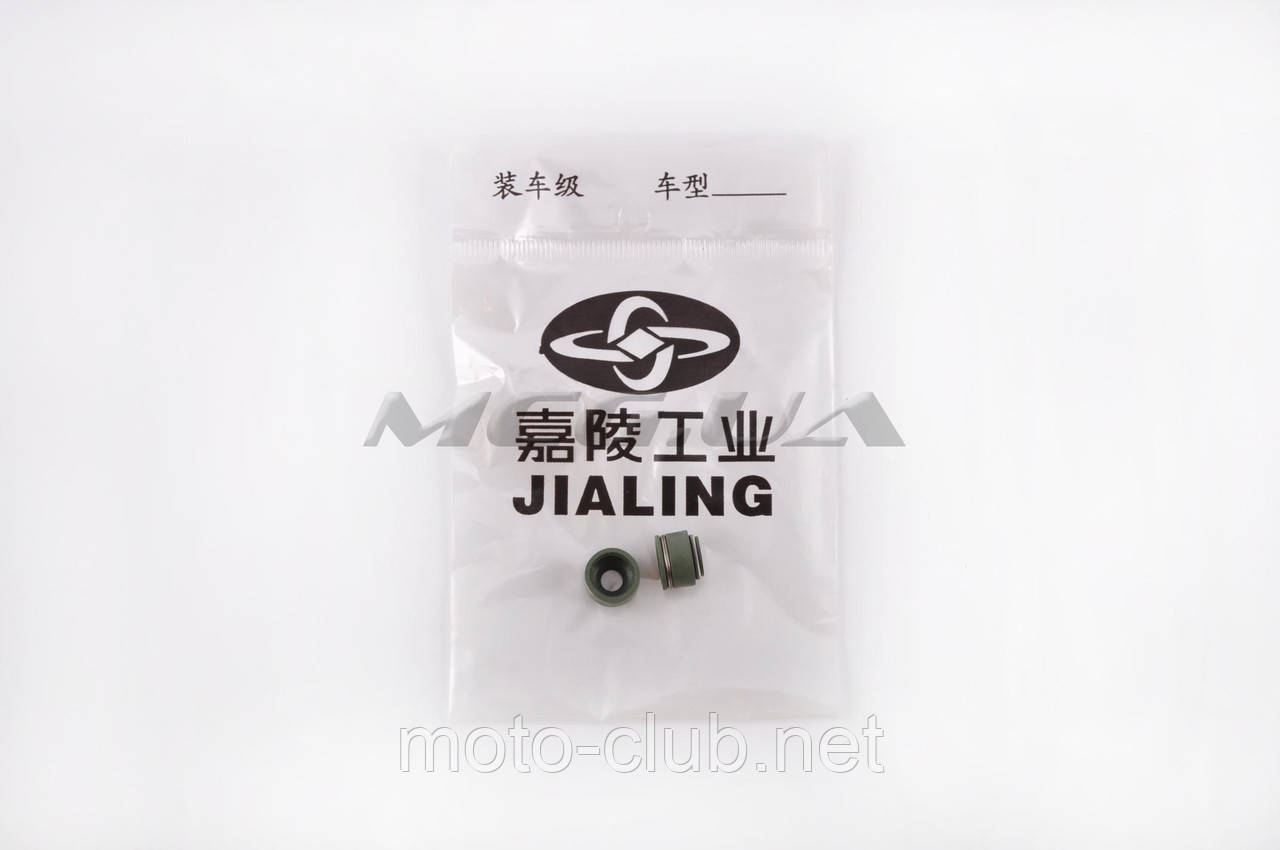 Сальники клапанів (пара) на мотоцикл із двигуном 4T CB125/150 "JIALING", фото 1