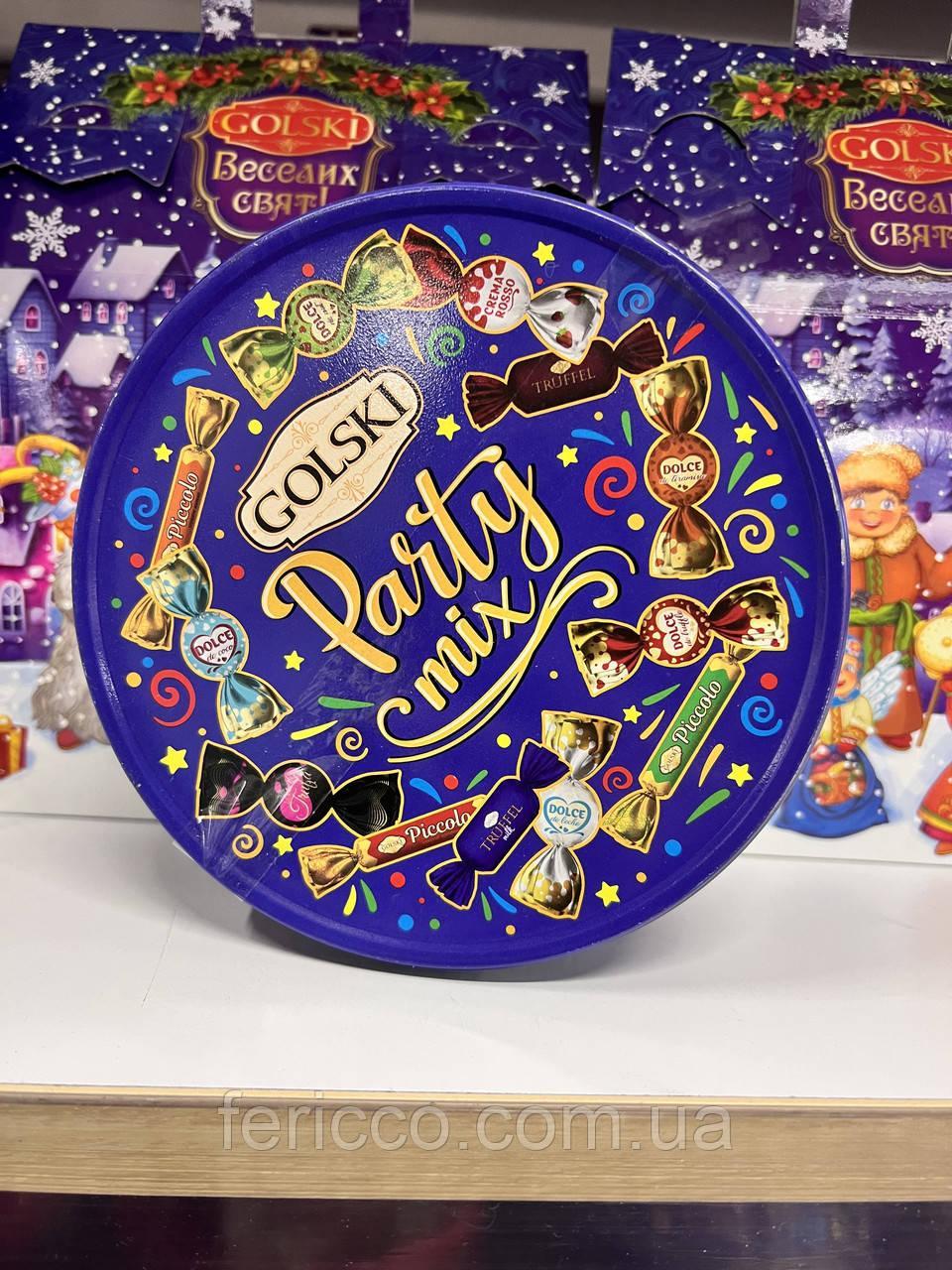 Святковий бокс Party mix blue ТМ Golski 330г, фото 1