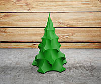 Фигурка елка «Кубический арт». Зеленая, мини 10 Х 6,5 см. (12010170107)