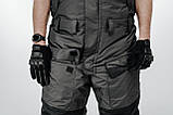 Костюм зимовий Extreme чорний -30° для мисливців, чорний зимовий костюм теплий для мисливця, мисливський чорний костюм, фото 7
