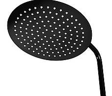 Душовий гарнітур REA LUNGO BLACK GLOSSY з термостатом та виливом, фото 5