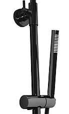 Душовий гарнітур REA LUNGO BLACK GLOSSY з термостатом та виливом, фото 6