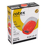 Ваги кухонні ROTEX RSK-19 P.Максимальне навантаження 5 кг Матеріал платформи пластик Матеріал чаші пластик, фото 3