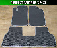 ЕВА коврики Peugeot Partner 1 '97-08. EVA ковры Пежо Партнер