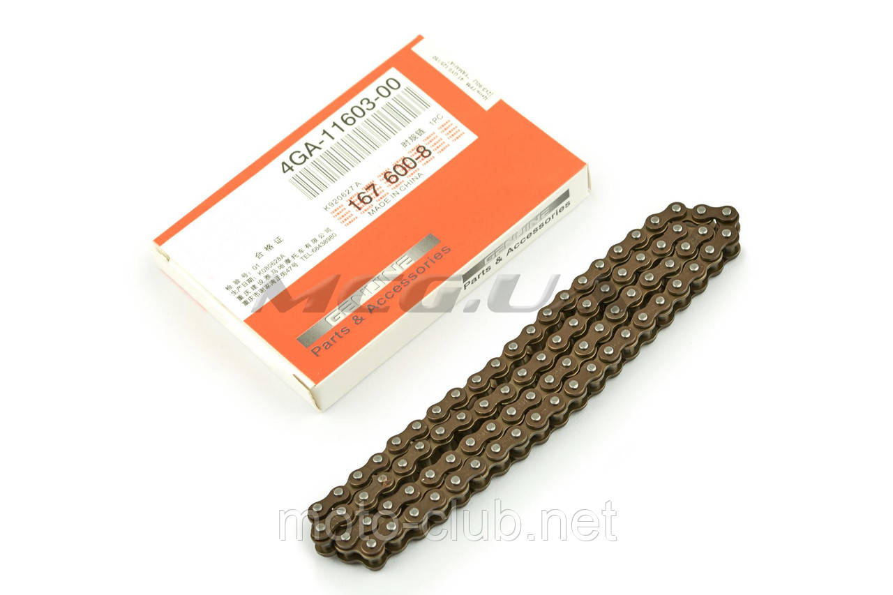 Ланцюг ГРМ на мотоцикл із двигуном 4T CB250 (3x4-104L) "YMH" , фото 1