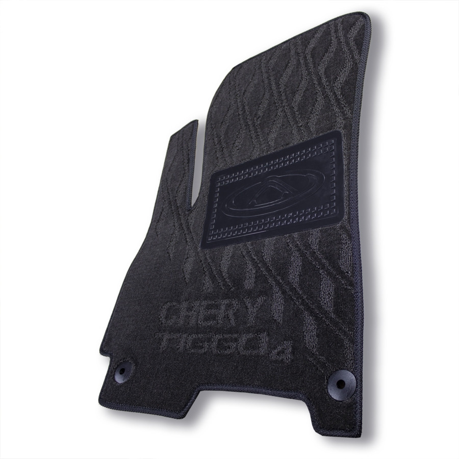 Автокилимки ворсові в салон CHERY Tiggo 4 2018-, комплект текстильних килимків для автомобіля