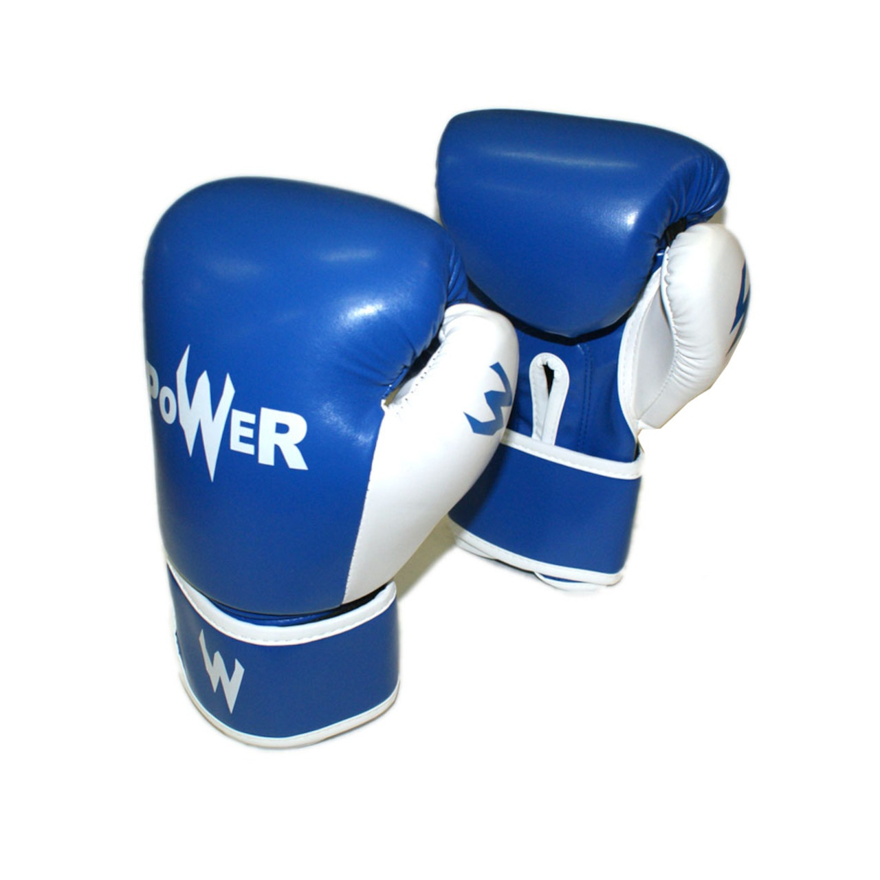 Дитячі боксерські рукавиці POWER POW-BZ-C10 10 унц. синій