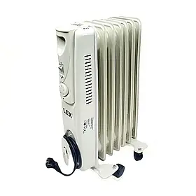 Масляний обігрівач електричний LEX LXHY-15G1 600-900-1500 Вт