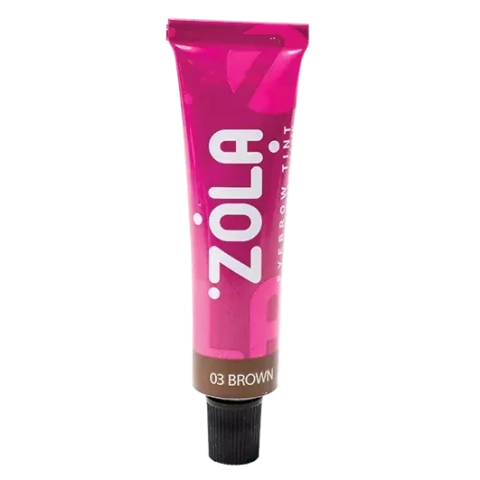 Фарба для брів із колагеном ZOLA Collagen 03, коричнева, 15 мл