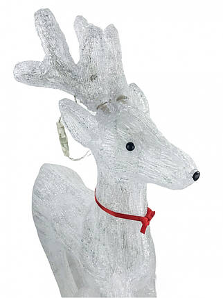 Світний декор "Благородний олень" фігурка на Новий рік і Різдво, фото 2