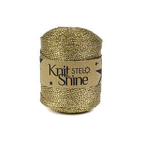 Трикотажний шнур з люрексом Knit Shine Stelo , колір Золото