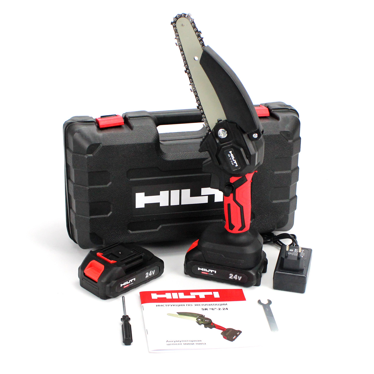 Акумуляторна міні пила HILTI SR 6-2-24 (2 АКБ, 24V, 5AH) АКБ веткоріз Хілті