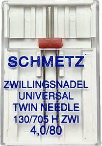 Голка подвійна універсальна Schmetz №4,0/80