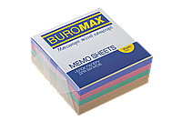 Блок бумаги для записей BUROMAX ДЕКОР 90х90х40 мм не склеенный арт. BM.2285