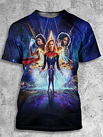 Доросла футболка Captain Marvel Monica Марвели р. S-XL унісекс р. S-XL