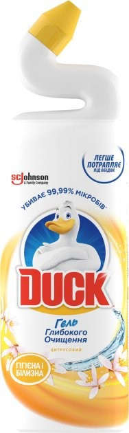 Засіб для чищення унітазу Duck Цитрус 900 мл (4823002006278)