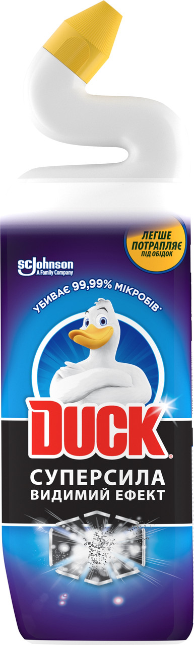 Засіб для чищення унітазу Duck Суперсила Видимий ефект 900 мл (4823002005318)