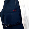 Зимовий турецький прогулянковий костюм FORE синій тринитка штани прямі капюшон 70 бавовна розміри 50 52 54 56, фото 2