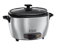 Рисоварка Russell Hobbs MaxiCook, 1000Вт, чаша-5л, кнопочное управл., нерж. сталь, черный-металл