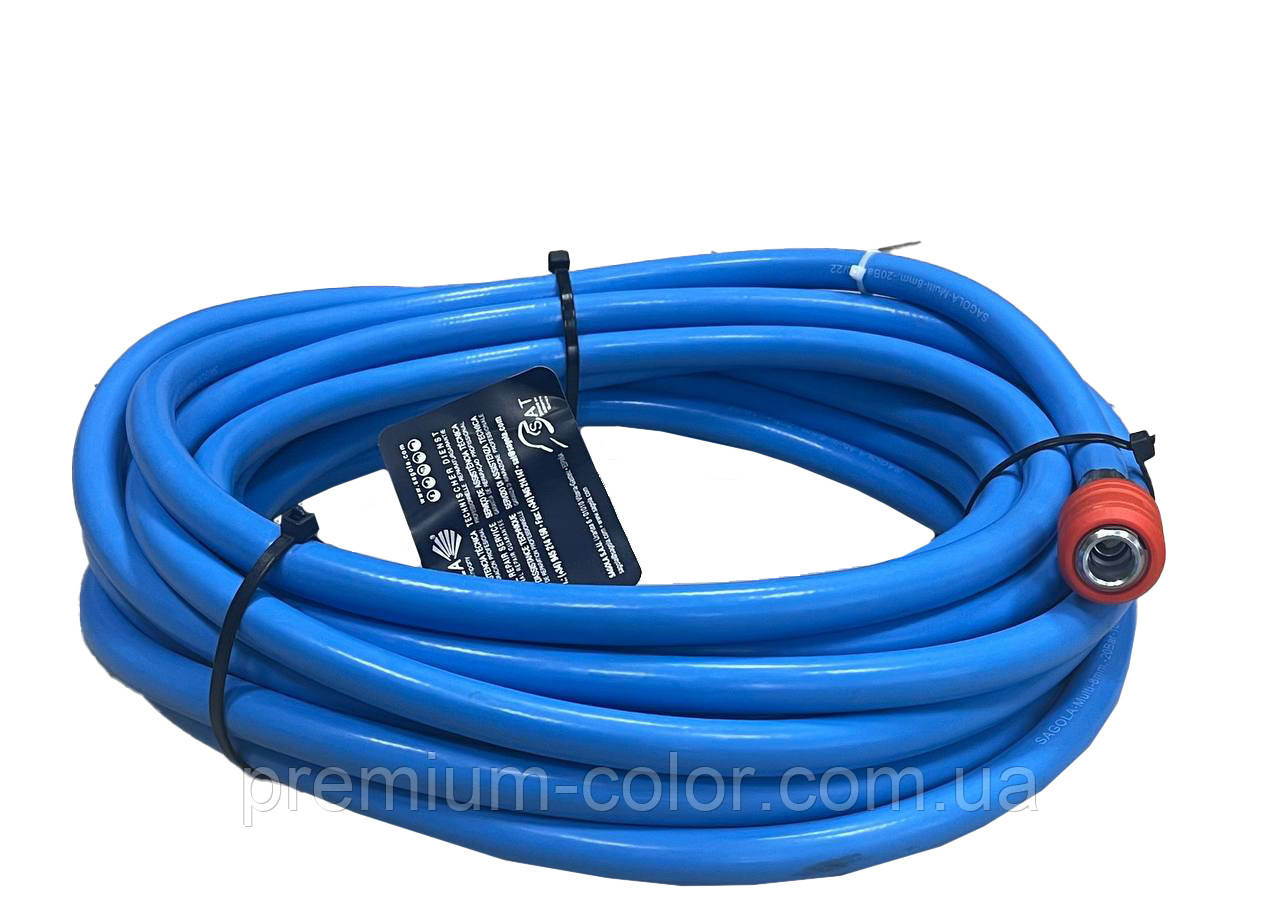 Антистатичний повітряний шланг Sagola 11м 8х15мм EUROPER, фото 1