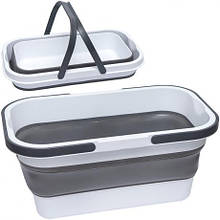 Кошик складний 16л. 47*28*18см 117-023 силікон/пластик MZOPT