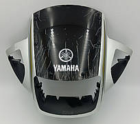 Обтічник  Срібний під квадратну фару із склом Yamaha YBR 125
