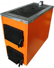 Твердопаливний котел ТермоБар АКТВ-20 3 мм з двома конфорками