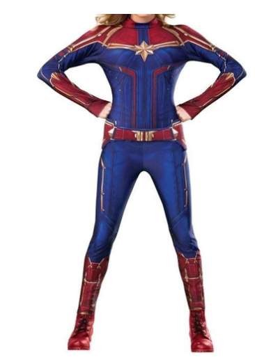 Дитячий карнавальний костюм Капітан Марвел Captain Marvel р. 120,150
