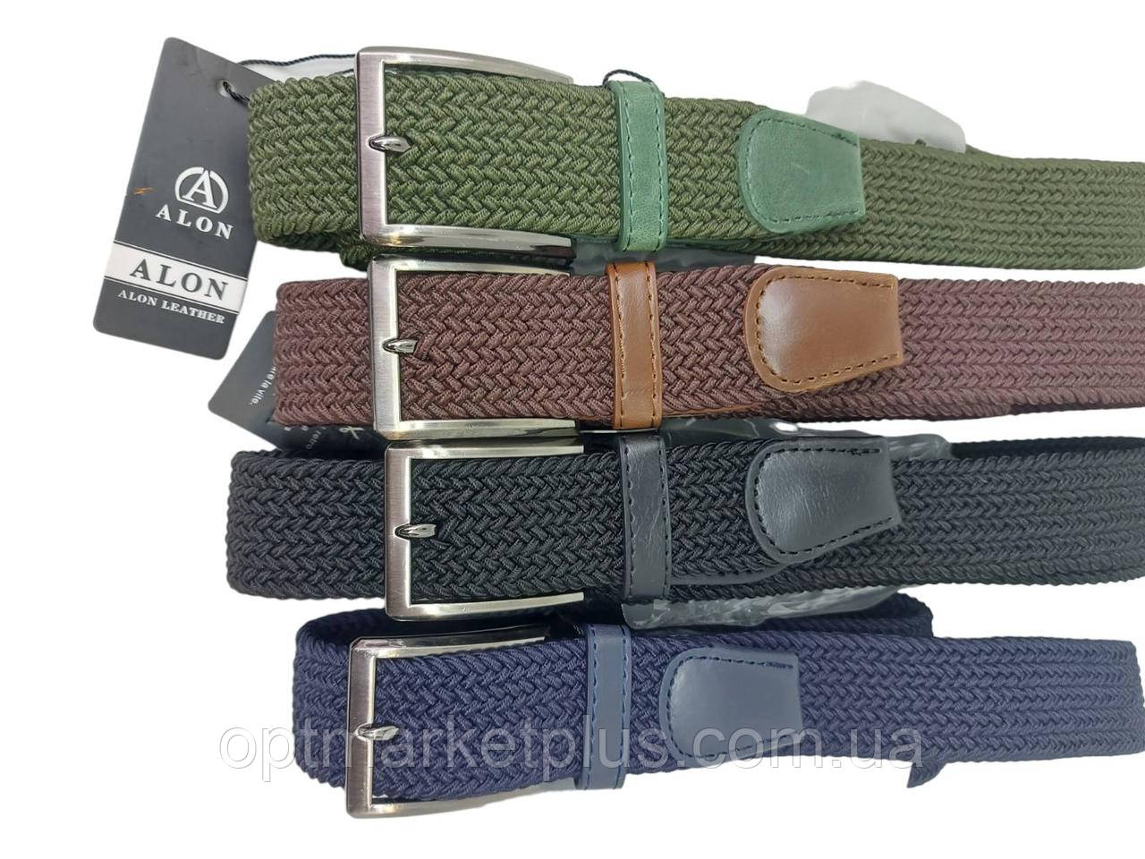 Ремінь чоловічий ALON, кольору мікс "Резинка 35 мм" гуртом від складу 7 км Одеса, фото 1