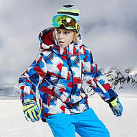 Детская горнолыжная курточка (Размеры 4-16) Dear Rabbit / Теплая зимняя куртка для мальчика