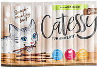 Лакомство мясная палочка для котов Catessy со вкусом индейки и кролика 5 гр 028357 ЦЕНА ЗА 1 ШТ