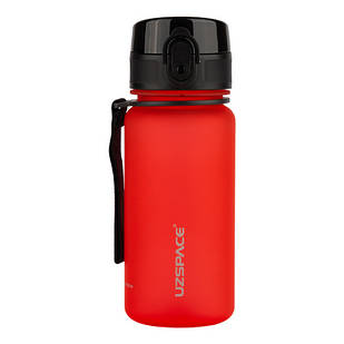 Пляшка для води 350 мл із дозатором, фляга для спорту UZSPACE, кольору