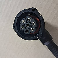 Штекер фишка разъем электрический (7 проводов, байонет) AMP 7PIN байонет фонаря 7-секционного TP 53.12.87