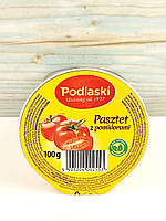 Паштет куриный с томатами Podlaski pasztet z pomidorami 100 г Польша