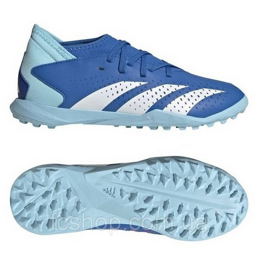 Сороконіжки дитячі Adidas Predator Accuracy.3 TF Jr IE9452, Синій, Розмір (EU) — 38 2/3