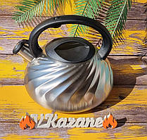 Чайник зі свистком 3.0 л із неіржавкої сталі Maestro MR-1321 Чайник для індукційної плити Чайник газовий