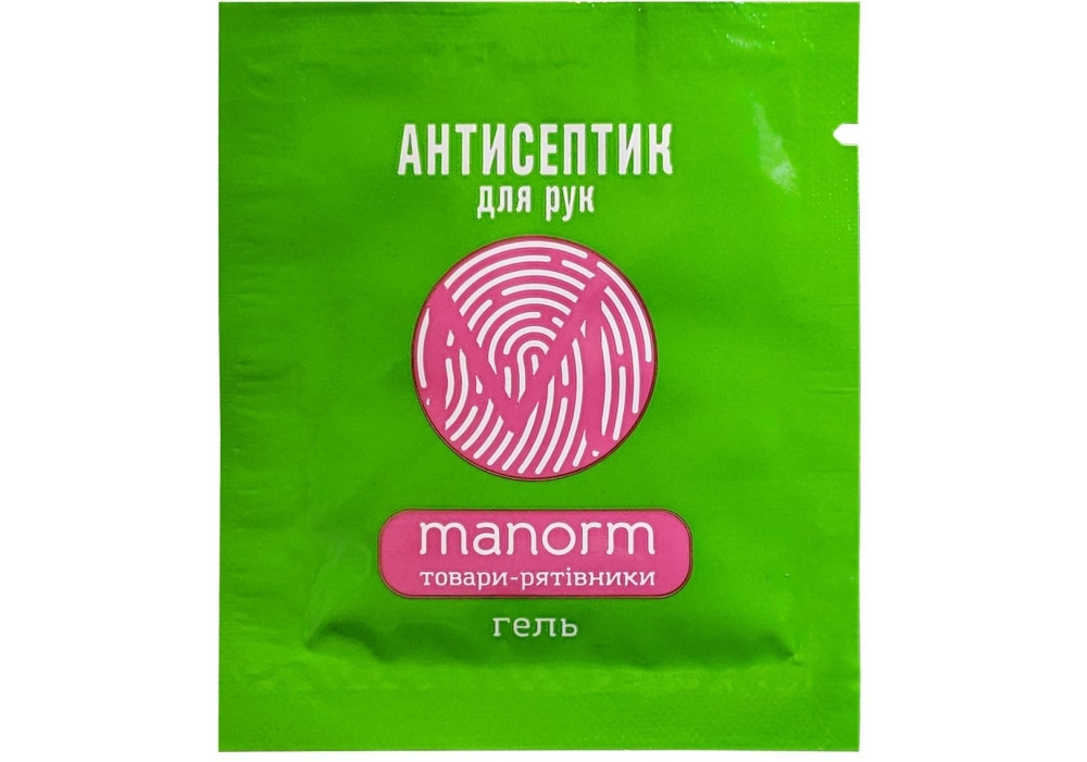 Засіб дезінфекційний "Манорм гель" саше 3 мл (шт)