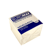 Блок белой бумаги для записей BUROMAX 90х90х50мм не склеенный арт. BM.2276