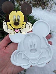 Ексклюзив. Силіконовий молд для шоколаду та ін "Міккі маус"