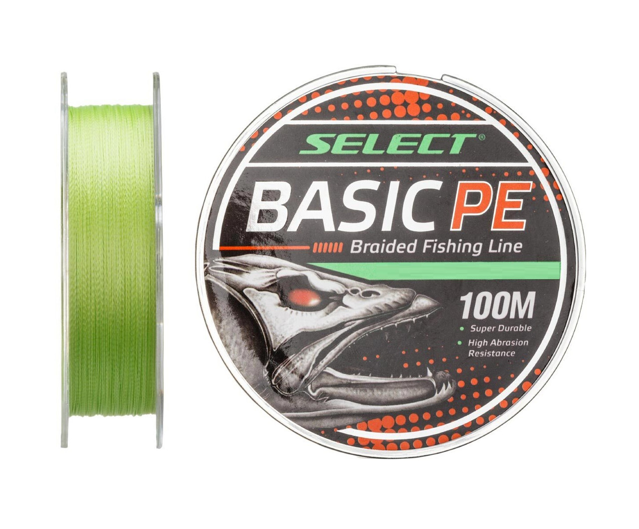 Шнур Select Basic PE 100м (салат.) #0.5/0,08мм