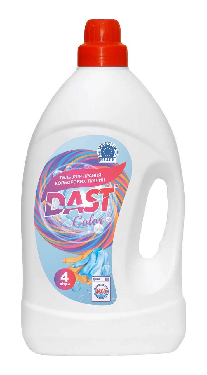 Гель для прання Dast Color 4л