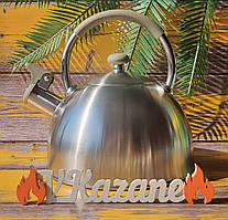 Чайник зі свистком 2.5 л із неіржавкої сталі Maestro MR-1323 Чайник для індукційної плити Чайник